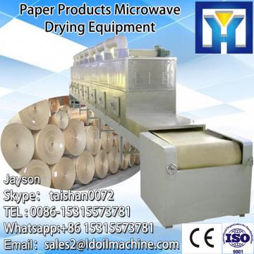 Continuous tunnel type microwave egg dehydration machine